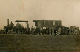 Tours * Carte Photo * Entreprise LAMOUR & DUREUIL  Entrepreneurs De Cylindrage à Vapeur * Cylindre Rouleau Cantonniers - Tours