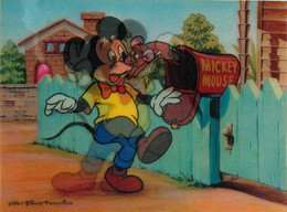 Walt Disney * Mickey * CPA Illustrateur à Système Ancienne * Toppan * DISNEY - Other & Unclassified