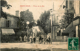 St Maur * La Place De La Pie * Boulangerie Patisserie * Restaurant AU PETIT POUCET - Saint Maur Des Fosses