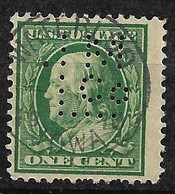 USA -  Etats Unis D'Amérique N°167 Perforé LM Co   Oblitéré  B/ TB Voir Scans        - Used Stamps