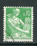 FRANCE-Y&T N°1231- Oblitéré - 1957-1959 Moissonneuse