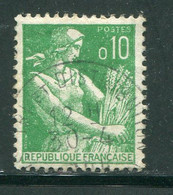 FRANCE-Y&T N°1231- Oblitéré - 1957-1959 Mietitrice