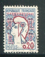 FRANCE-Y&T N°1282- Oblitéré - 1961 Maríanne De Cocteau