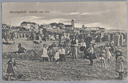 NL.- KATWIJK AAN ZEE. Strandgezicht. 1922. Uitg.: G. Van Egmond, Fotograaf. Klederdracht. Strandstoelen. - Katwijk (aan Zee)