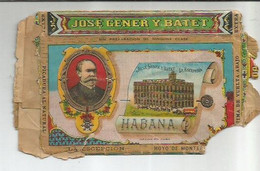 CK / Publicité CARTON EMBALLAGE Publicitaire Ancien TABAC CIGARE ?  LA ESCEPTION HABANA - Objetos Publicitarios