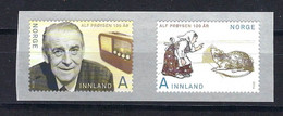 Norwegen 2014, Nr. 1860-1861, 100. Geburtstag Von Alf Prøysen, Schriftsteller, Postfrisch Mnh ** - Nuevos