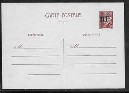 France Entiers Postaux - Carte Postale 1fr20 Pétain Surcharge Mâte RF - Storch N°D4d - Tirage De Blois - TB - Standard- Und TSC-AK (vor 1995)