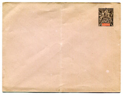 Entier Postal Groupe Allégorique Océanie - 25c - Enveloppe 145 X 110 - R 6007 - Briefe U. Dokumente