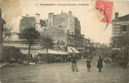 SEINE SAINT DENIS  VILLEMONBLE   Avenue Outrebon  Le Marché - Villemomble