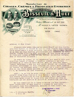 BOULOGNE BILLANCOURT.MANUFACTURE DE CIRAGES,CREMES & PRODUITS ENTRETIEN.BISSEUIL & HUET 63 RUE DU VIEUX PONT DE SEVRES. - Drogerie & Parfümerie