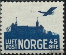 Norway A230 (complete Issue) Unmounted Mint / Never Hinged 1927 Aircraft - Ongebruikt