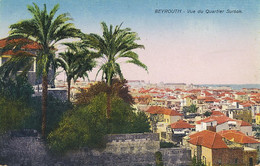 Beyrouth Vue Du Quartier Sursok Hand Colored Sarrafian Armenian  Beirut Syria - Liban