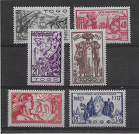 Togo N°165/170 - Neuf * Avec Charnière - TB - Nuevos