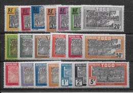 Togo N°124/143 - Neuf **/* Sans/avec Charnière - TB - Unused Stamps