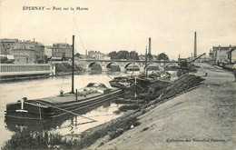 épernay * Pont Sur La Marne * Péniche Batellerie - Epernay