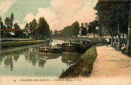 Châlons Sur Marne * Chemin De Halage * Péniche Batellerie - Châlons-sur-Marne