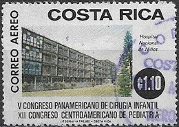 COSTA RICA 1976 Air. Fifth Pan-American Children's Surgery Congress -1col.10 - National Children's Hospital FU - Costa Rica