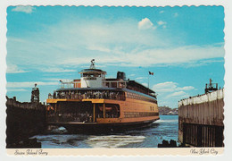 New York City - Staten Island Ferry - By Manhattan Post Card Inc. No DR-34647-D - Size 4 X 6 - Unused - 2 Scans - Staten Island