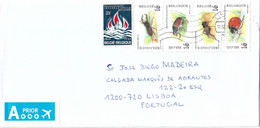 Belgique Cover To Portugal With Bugs Stamps - Covers & Documents