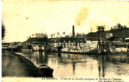 AS 828 / C P A -   BELGIQUE-   MERBES-LE- CHATEAU  -LA BUISSIERE USINE DE LA SOCIETE  ANONYME - Merbes-le-Château