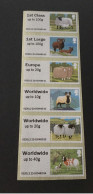2012 GB Post And Go British Farm Animals Sheep Etc. MNH Strip Of 6 Diff. Face Face £12.4. Below Face Now - Post & Go Stamps