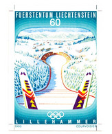1993/1994 Olympische Winterspiele In Lillehammer. Serie Ungezähnte Werdegänge (3 Werte) Auf Archivseite Der - Proeven & Herdruk