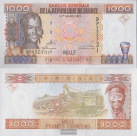 Guinea Pick-number: 37 Uncirculated 1998 1.000 Francs - Guinea