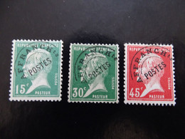 PRE0065-1-  Type Pasteur - YT 65, 66, 67 - Sans Gomme - Voir Scan - 1893-1947