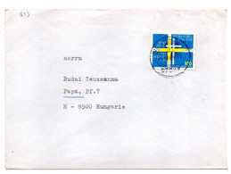 Allemagne -- 1993 -- Lettre De WERTHEIM Pour PAPA (Hongrie)...timbre Seul Sur Letttre - Cartas & Documentos