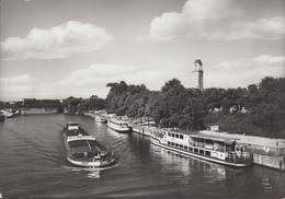 D-13581 Berlin - Spandau - Lindenufer Mit Rathaus - Lastkahn - Dampfer (Echt Foto) - Spandau