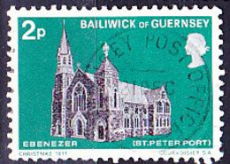 Guernsey - Ebenezer, Methodistenkirche (MiNr: 58) 1971 - Gest Used Obl - Guernsey