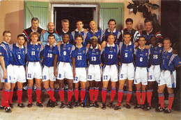 6 PHOTOS DE L'EQUIPE DE FRANCE 1998 - Otros & Sin Clasificación