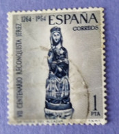 1964  - SPAGNA   - VALORE 50  Pta  - USATO - Used Stamps