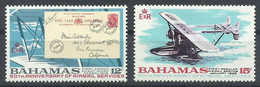 BAHAMAS 1969 - CENTENARIO DEL CORREO AEREO - YVERT Nº 277/278** - Bahamas (1973-...)