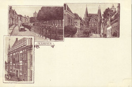 Nederland, KAMPEN, Meerbeeldkaart (1899) Ansichtkaart (2) - Kampen