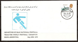 Iran Departure 1978. World Championship Cover - 1978 – Argentine
