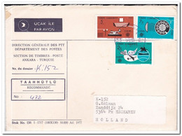 Turkije 1979, Registered Letter To Netherland, Send From Ankara - Covers & Documents