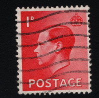 1936 Mi GB 194Z Yt GB 206a Sg GB 458wi Kopfst. WZ Gest. Used O - Used Stamps