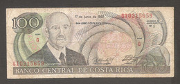 Costa Rica - Banconota Circolata Da 100 Colones P-258 - 1992 #19 - Costa Rica