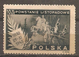 POLOGNE , 1945 Yvert Nr.461 Sans Gomme - Sonstige & Ohne Zuordnung