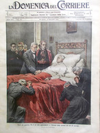 La Domenica Del Corriere 30 Agosto 1914 WW1 Morte Di Papa Pio X Francia Germania - Oorlog 1914-18