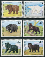 BULGARIA 1988 Bears  MNH / **.  Michel 3703-08 - Neufs