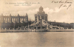 Etats Unis. Saint Louis. Louisiana Exhibition.1904. Cascade  And West-Restaurant      ( Petit Pli Voir Scan) - Altri & Non Classificati