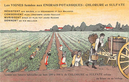 Publicité.Agriculture:     Vendanges    Vignes Fumées Au Chlorure Et Sulfate        (Voir Scan) - Publicité