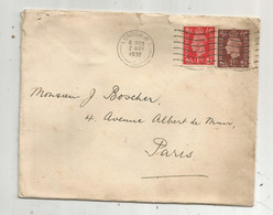 Lettre ,Angleterre , Grande Bretagne , LONDON W.I , 1939 - Postmark Collection
