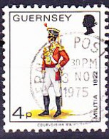 Guernsey - Offizier, Ost-(Stadt)-Regiment (MiNr: 100) 1974 - Gest Used Obl - Guernsey