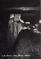 CARTOLINA SAN LEO,PESARO ,MARCHE,LA ROCCA FELTRESCA-NOTTURNO, STORIA,CULTURA,RELIGIONI VIAGGIATA 1965 - Pesaro