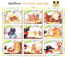 DISNEY 1995 The Year Of The Pig - 3 Little Pigs M/S MUH (St Vincent & Grenadines) - Disney