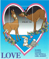 DISNEY 1996 Sweethearts - Bambi M/S MUH (Palau) - Disney