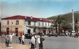 Algérie - TIZI-OUZOU - Entrée De La Ville Et L'Hôtel Koller - Automobiles - Panneau N12 Mirabeau, Menerville - Tizi Ouzou